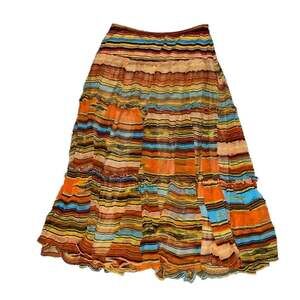 Vintage Collection boho/western Maxi Skirt Sz L